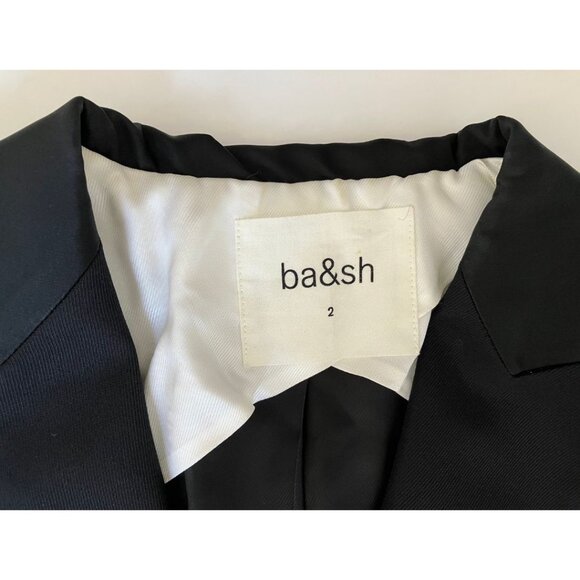 Ba&sh Bonjovi Jacket Black Size 2/ US 8 - Picture 7 of 8
